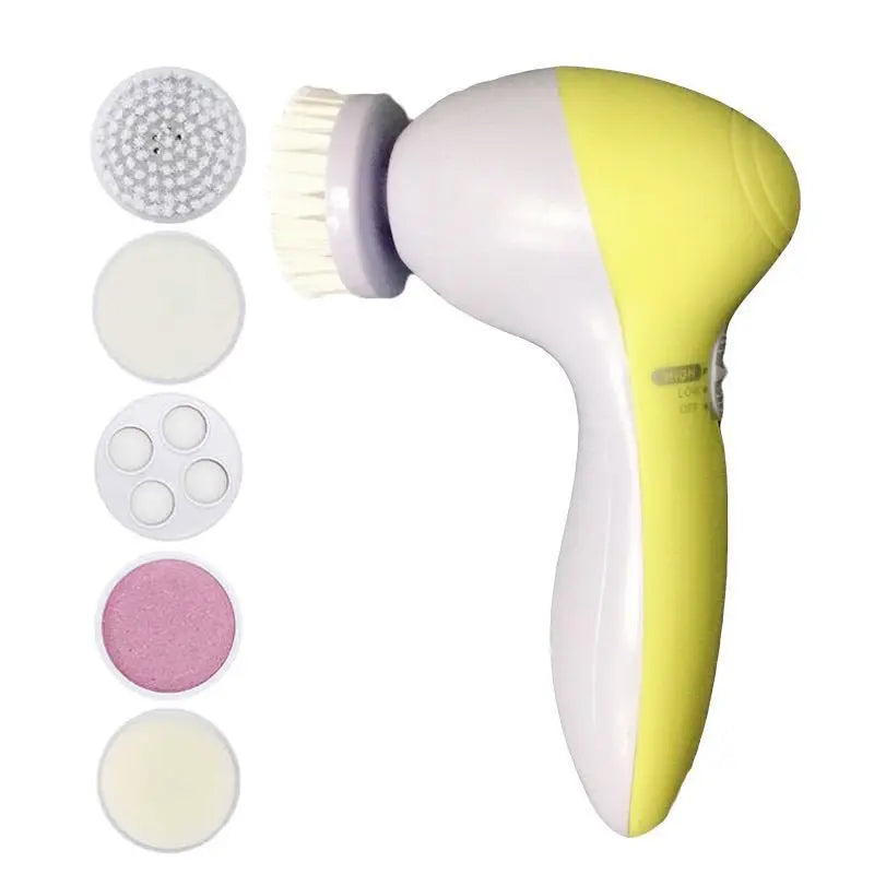 Electric Facial Cleaner 5 IN 1 Face Cleansing Brush Wash Machine Spa Skin Care Massager