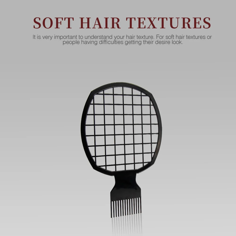 Natural Hairstyling Tools - Twist Wave Hair Tool, Abs Handle, Suitable for African Twists