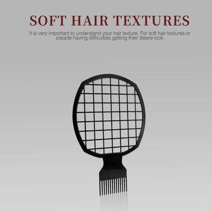 Natural Hairstyling Tools - Twist Wave Hair Tool, Abs Handle, Suitable for African Twists