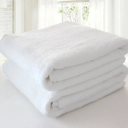 High Quality New 100% Cotton Bath Towels White