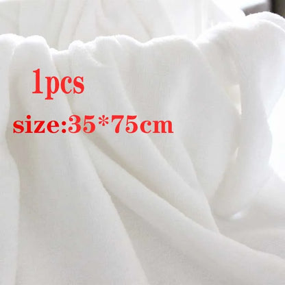 High Quality New 100% Cotton Bath Towels White