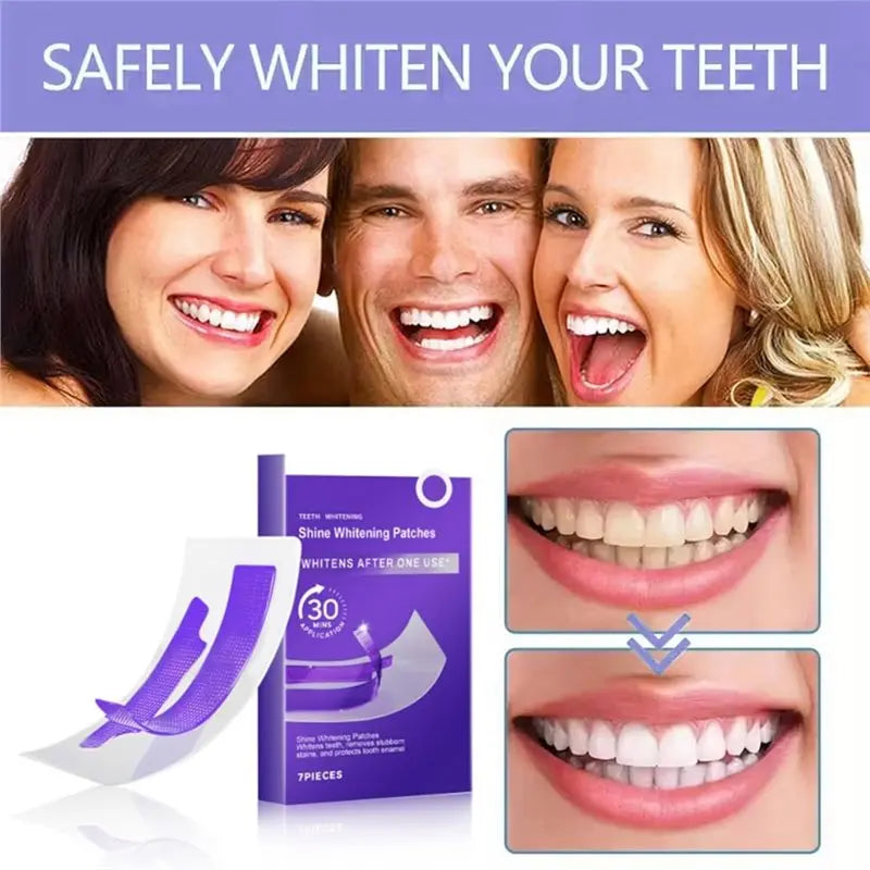 Purple Non-Sensitive Teeth Whitening Strips
