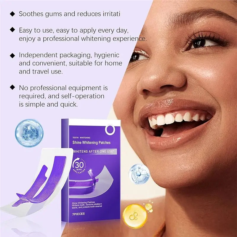 Purple Non-Sensitive Teeth Whitening Strips