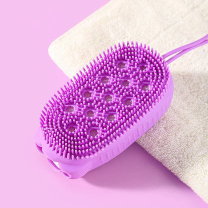 Soft Silicone Body Brush Scrubber Wash Bath Shower Exfoliating Skin