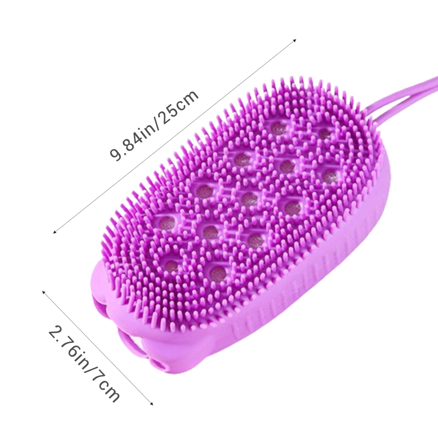 Soft Silicone Body Brush Scrubber Wash Bath Shower Exfoliating Skin