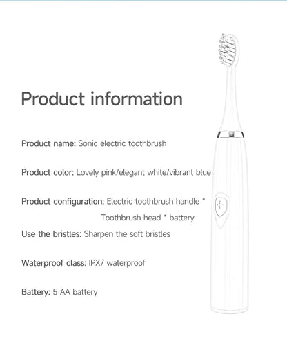 Electric Toothbrush for Adults Soft DuPont