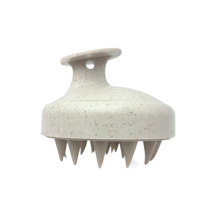 Hair Wash Brush TPE+Wheat Straw Hair Wash Brush Scalp Stop Itch Scratching