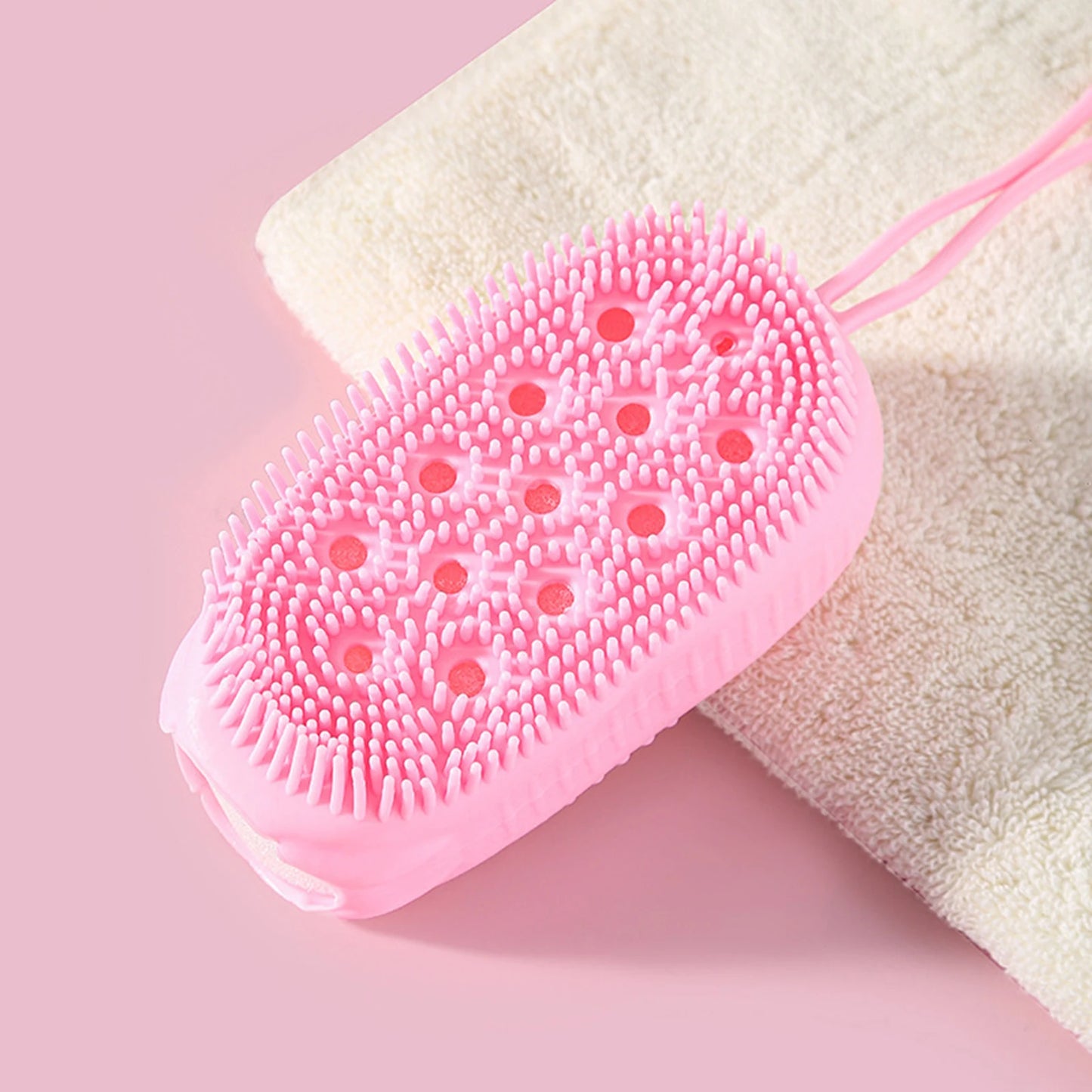 Soft Silicone Body Brush Scrubber Wash Bath Shower Exfoliating Skin