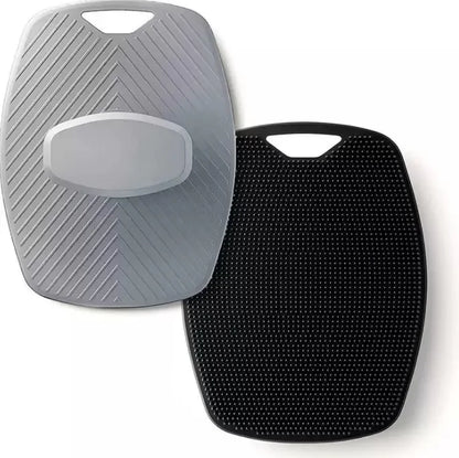 Exfoliating Silicone Brush Cleanser No Slip Handle Body Scrubber Cleans and Massages Skin