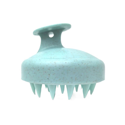 Hair Wash Brush TPE+Wheat Straw Hair Wash Brush Scalp Stop Itch Scratching