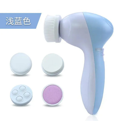Electric Facial Cleaner 5 IN 1 Face Cleansing Brush Wash Machine Spa Skin Care Massager